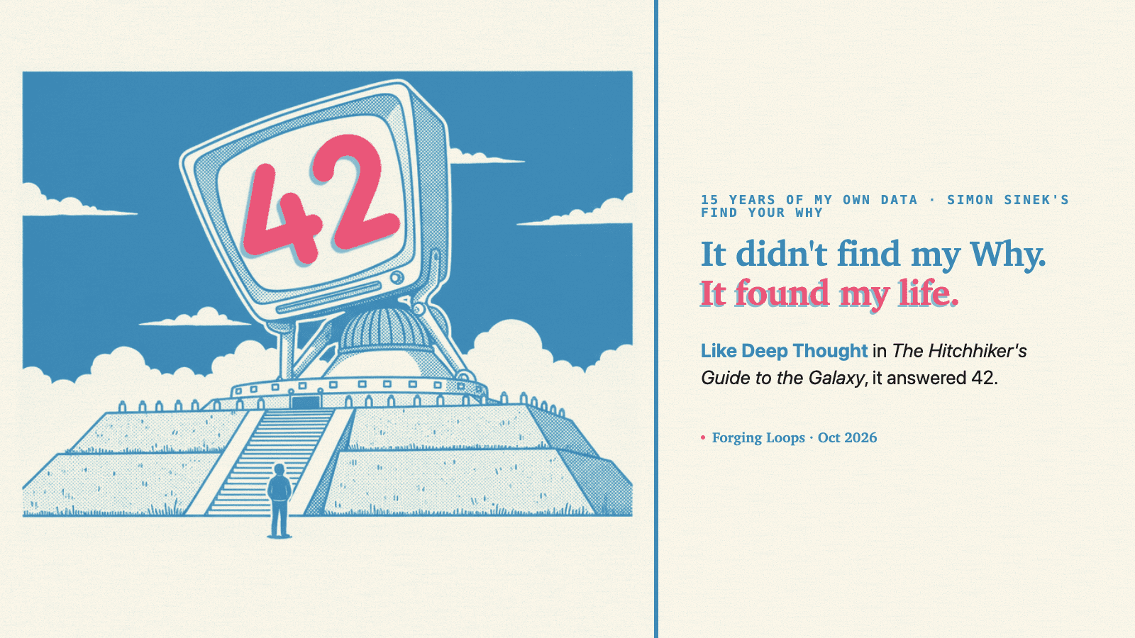 Cover image for It didn’t find my Why. It found my life.